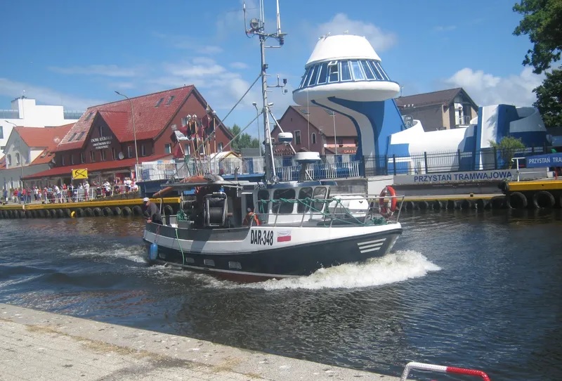 Nasz kuter poławiający w Darłowie